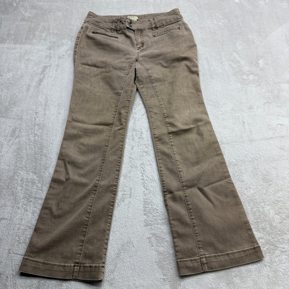 Royal Robbins Pants Womens 10 Brown Bootcut Cotton Blend Utility Outdoors Travel